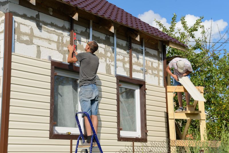 House with New Vinyl Siding